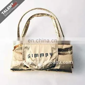 Wholesale Custom Button Closure Foldable Non Woven Shopping Bag thumbnail-1