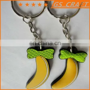 Best Selling Rubber Key Chain/rubber Souvenir Fruit Bottle Shaped Pvc Keychain thumbnail-1