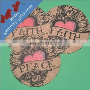 Promotional Gifts Custom Drink Cork Coaster Wholesale thumbnail-1