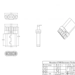 Cheap and High Quality 4 Pins Type C Plug USB Connector Made by Copper Alloy and PBT Used for Data Cable thumbnail-4