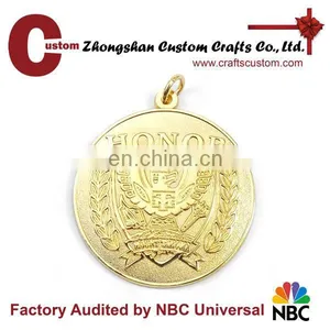 Promotional New Products Expert Factory Custom Engraved Logo Gold Honor Eagle Medal thumbnail-1