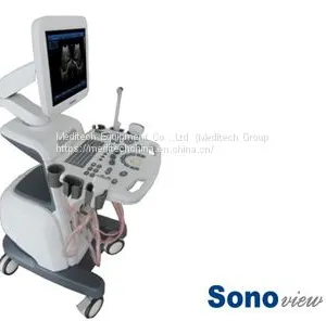 Top Quality 3D B/W Doppler Sonoview Machine Trolley Ultrasound Scanner thumbnail-2