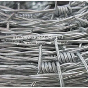 Hot Dipped Galvanized Barbed Wire Security Fence thumbnail-5