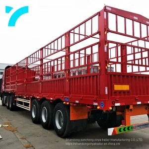 Fence Trailer / Semi Trailer/side Wall Trailer/flat Bed Trailer thumbnail-4