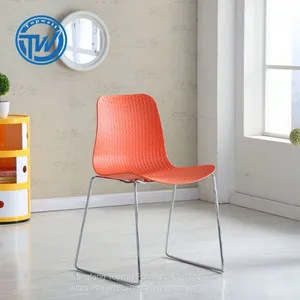 DC-6060-2 Topwell Wholesale Plastic Chair Modern Dining Chair Leisure Chair thumbnail-3