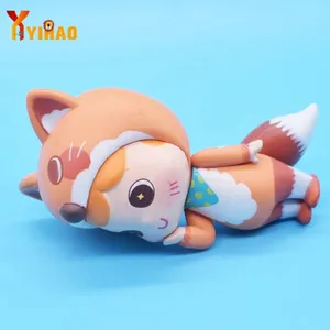 Customized Cute Fox Plastic Action Model Figures Toy for Collect thumbnail-3