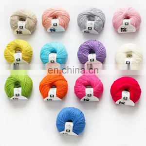 2019 China Factory Price 100% Cotton Baby Knitting Yarn for Hand Knitting thumbnail-3