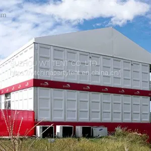 10-25 m Width A Shape Aluminum Double Decker Tent Used for Outdoor Sports Show,office,factory and Event thumbnail-3