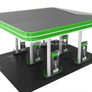 Different Types of Gas Station-3D Models thumbnail-5