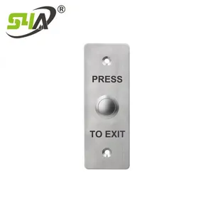 S4A Stainless Steel Waterproof IP67 Exit Button Silver Cobalt DC12 Door Switch With LED thumbnail-4