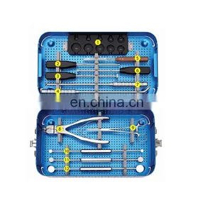 Chinese Manufacture Titanium Mesh Cage Orthopedic Surgical Instruments Spine Instrument Set thumbnail-1