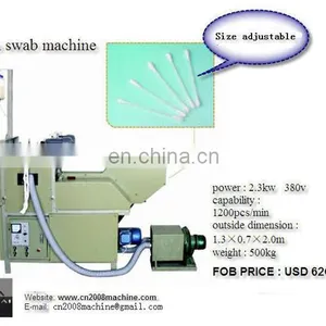 HAS VIDEO Cotton Bud Making Machine ( Cotton Bud Machine ) (cotton Swab Making Machine) thumbnail-2