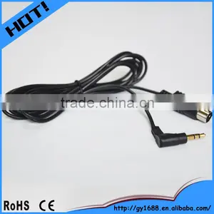 Well Customized 3P Mini Din to 3.5mm Audio Cable thumbnail-2