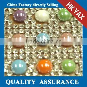 0117L China Supplier High Quality Rhinestone Beaded Trim,rhinestone Beaded Trim for Dresses,wholesale Rhinestone Beaded Trim thumbnail-1