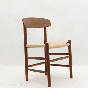Nordic Design Mogensen J39 Chair in Solid Ashwood Natural Papercord Wooden Dining Chairs thumbnail-5