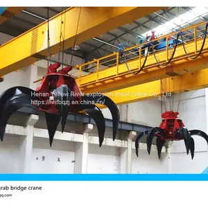 China's High Quality and Low Price 45 Ton Garbage Grab Bridge Double Beam Crane, Power Plant Double Beam Crane, Grab Dou thumbnail-1