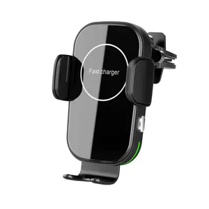 Wireless Charger Car Holder is Suitable for Vent Installation Car Phone Holder Fast Wireless Charging Charger thumbnail-5