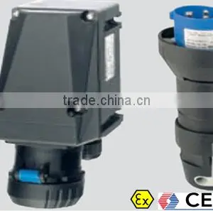 CEAG 16A 3P 200-250V Wall Socket Outlet C/w Plug thumbnail-1