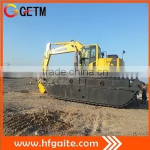Brand New Amphibious Pontoons GET150P for 13-15 t Excavator Assembly HItachi Amphibious Excavator Supplier thumbnail-4