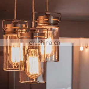 Tonghua Vintage Carbon Filament ST58 Retro Edison Bulb Chandelier 25W 40W 60W With E26 E27 Lamp Base for Wall / Desk Lighting thumbnail-5