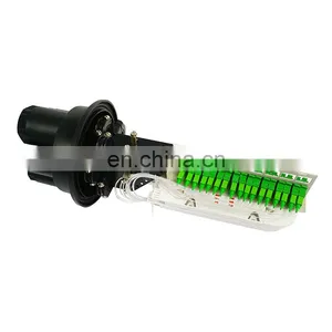 Network Equipment Fiber Optic Dome Splice Closure With PLC Splitter thumbnail-2