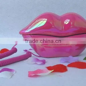 Sex Pink Lip Shape Telephone For Kids thumbnail-1