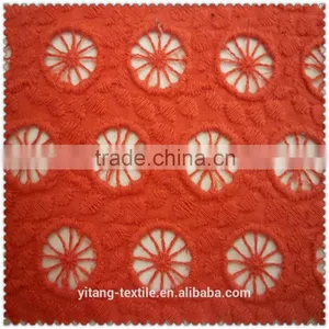 Circle Pattern Embroiderering Fabric thumbnail-3
