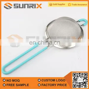 Best Selling Silicone Handle Stainless Steel Strainer Filter thumbnail-3