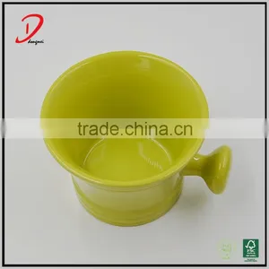 Colorful Ceramic Shaving Soap Bowl With Handle thumbnail-1