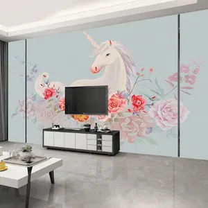 Modern Decorative 3D Murals Wallpaper Acoustic Wall Panels Wallpaper Murals Drop Ship thumbnail-5