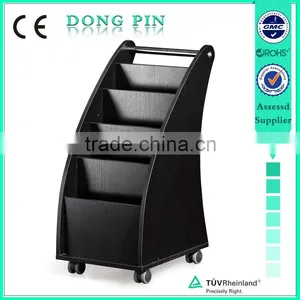 Wooden Magazine Trolley for Beauty Salon thumbnail-1