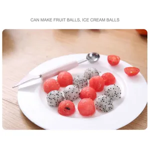 Kitchen Accessories Home and Kitchen Gadgets Kitchen Carving Knife Fruit Ball Digger Multifunctional Fruit Digging Spoon Platter Digge thumbnail-1