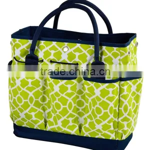 Printed Green Canvas Garden Tote Bag, Popular Design High Quality Nylon Ladies Garden Bag,custom Printed Canvas Garden Tote Bags thumbnail-2
