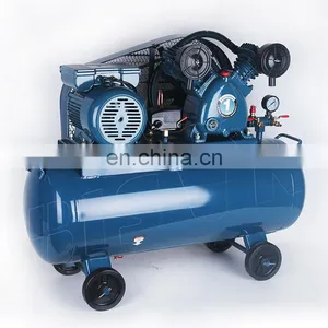 Bison China 2Hp 50L Belt Drive Industrial Air Compressor 8 Bar Piston Belt Driven Air Compressors thumbnail-3