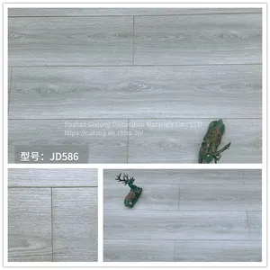 Foshan Wholesale 9mm Composite Wood Flooring Office Exhibition Hall Stores Laminate Flooring Manufacturers Direct Sales MDF Wood Flooring thumbnail-5