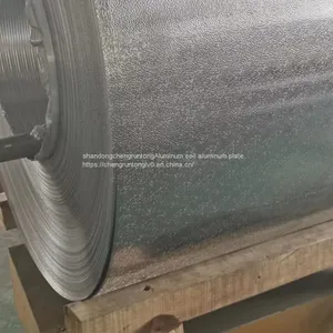 Pipe Outer Protection Aluminum Coil Covered With Sarin Film Covered With Kraft Paper Orange Peel Embossed Molding Plate Thickness Complete Guarantee Quality the Lowest Price in the Country thumbnail-5