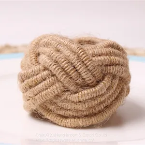 Wholesale Cheap Napkin Rings Jute Napkin Holder for Wedding Party Dinner Table Decor thumbnail-3