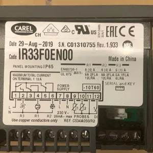 Carel Supermarket Refrigerator Thermostat IR33F0EN00 Cold Storage Controller thumbnail-2