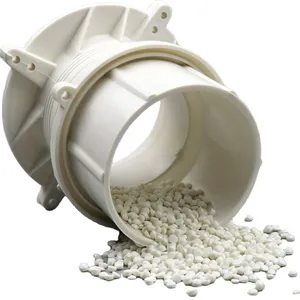 PVC Pipe Fitting Application Raw Material Plastics Virgin UPVC Compound Granules for Sale thumbnail-1
