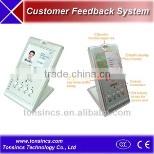 4 Push Buttons Banking Customer Feedback System thumbnail-1