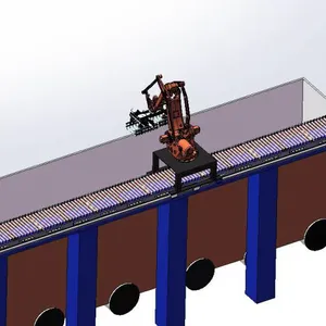 8-Axis Articulated Gripper Robot for Loading Flexible Cargo Fabric Rolls Onto Trucks thumbnail-3