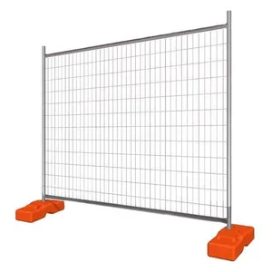 Cheap Australia Temporary Fence Base for Construction Site Temp Fence Waterproof Customized ECO Friendly thumbnail-1