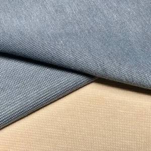 Guangzhifeng 7512# Wafer Double-sided 320g Cotton-polyester Texture Micro-check Double-sided Sweatshirt Suit Fabric for Spring and Autumn thumbnail-3