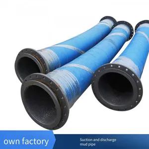 Large-diameter Drainage Rubber Hose, Custom-made by Langfeng Manufacturer, 3 Inches, for Mine Hydraulic Supports and Oil Transportation thumbnail-5