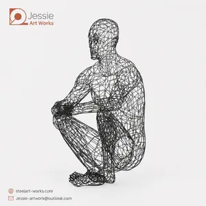 Office Building Figure Statue for Public Interior Art thumbnail-2