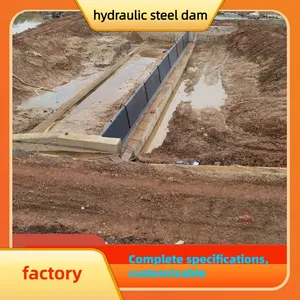 Anti-overflow Hydraulic Steel Dam With Dynamic Angle Regulation For Reservoir Spillway thumbnail-2