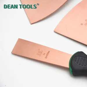 Non-Sparking Putty Knife Beryllium Copper Alloy Plastic Handle 1.5mm Thick Blade thumbnail-2