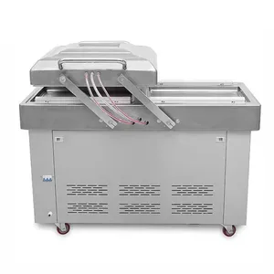 Large-scale Automatic Commercial Double-chamber Vacuum Sealer for Food Rice and Cooked Products Vacuum Packaging MJachine thumbnail-4