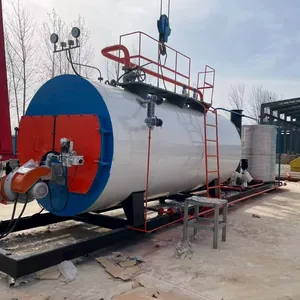 8-ton Steam Boiler 1.25Mpa 300 Degree Superheated Steam Double Drum Membrane Wall Burner Control Cabinet thumbnail-4