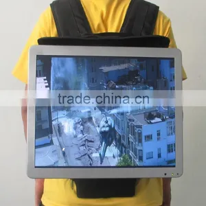 18.5 Inch Backpack Wifi Android and 3G Networking Advertising Player/ Backpack Led Media Player Advertising Displayer Equipment thumbnail-1